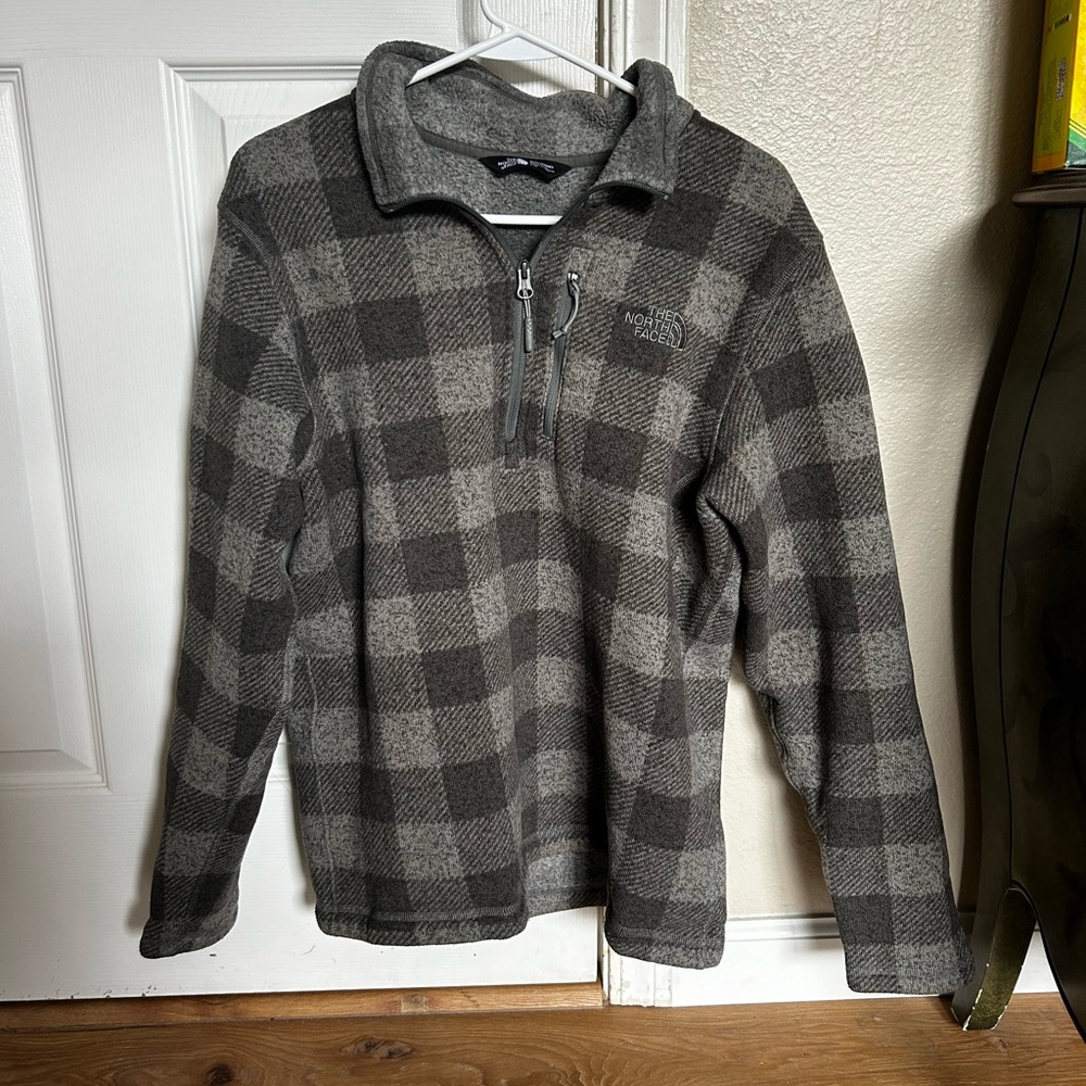 Mens North Face fleece quarter zip